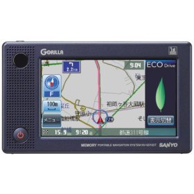 SANYO ワンセグ地上デジタルTVチューナー内蔵 ポータブルメモリーカーナビ ミニゴリラ 『NV-SD10DT』