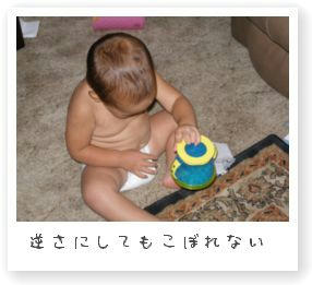 逆さまにしても