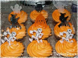 ハロウィンカップケーキ