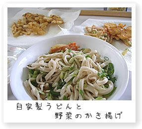 うどんとかき揚げ
