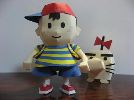 MOTHERペーパークラフト：ネス