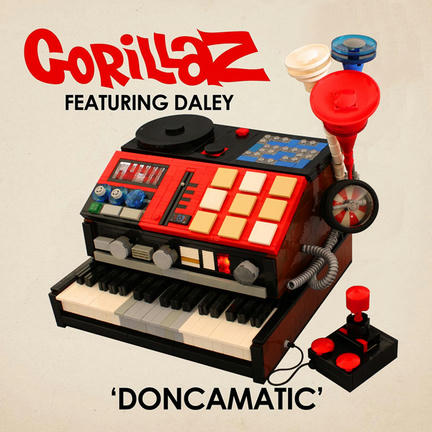 GORILLAZのCDジャケットをレゴで作るとこうなる