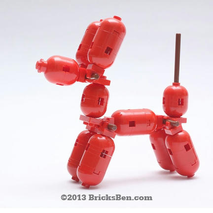 LEGOで風船でプードルで