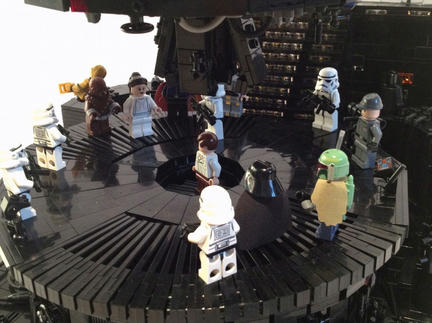 レゴで「スター・ウォーズ エピソード5/帝国の逆襲」のワンシーン