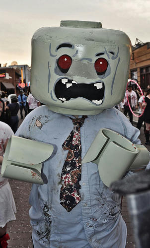 LEGOゾンビのコスプレ