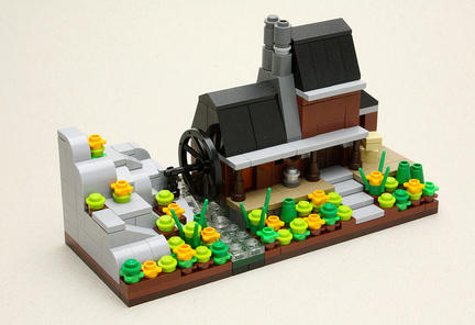 マイクロスケール水車小屋