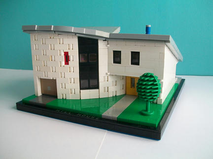 LEGO製のモダンなおうち