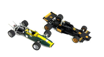 F1 ロータス・49とロータス・72D