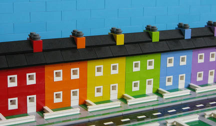 LEGOレインボーハウス