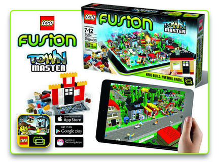 LEGOとタブレット両方を使って遊ぶゲーム『LEGO FUSION』