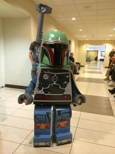 ミニフィグのボバ・フェットのコスプレの
