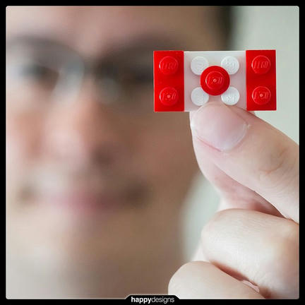 ミニマムなLEGOカナダ国旗