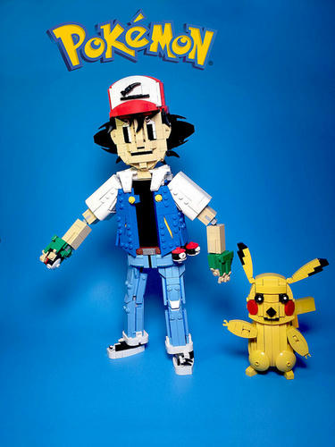 LEGOアッシュとピカチュウ