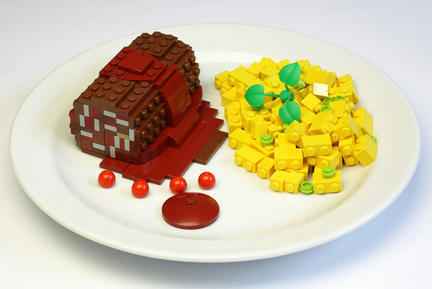 LEGOソーセージとポテトサラダ