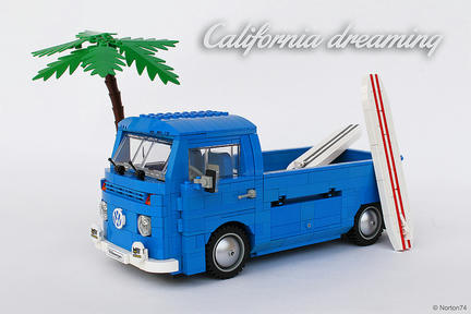 LEGOワーゲンバスのトラック
