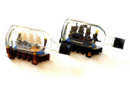 LEGOボトルシップ