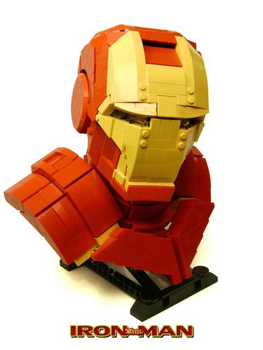 LEGOアイアンマン胸像