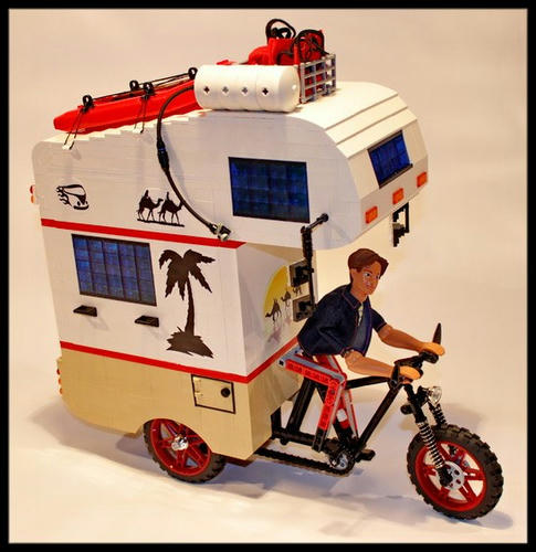 LEGOキャンパー自転車