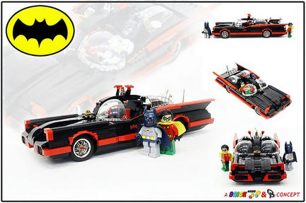 LEGO 60年代なバットモービル