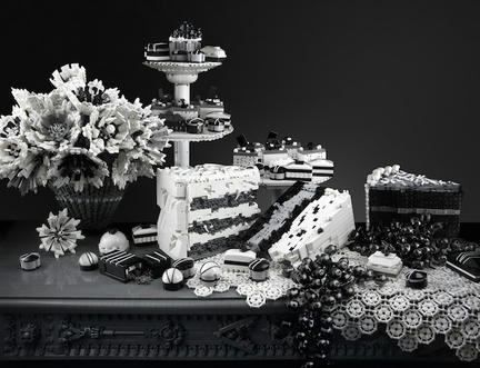 LEGOモノクロスイーツ