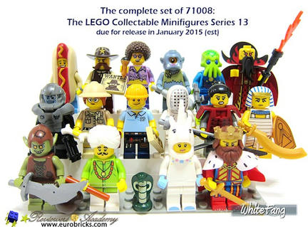 ミニフィグシリーズ13の実物画像