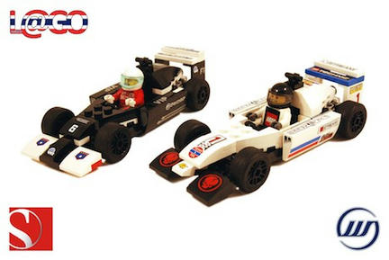 ウィリアムズとザウバーのF1マシン
