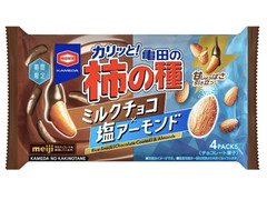 亀田製菓 亀田の柿の種 ミルクチョコ&times;塩アーモンド