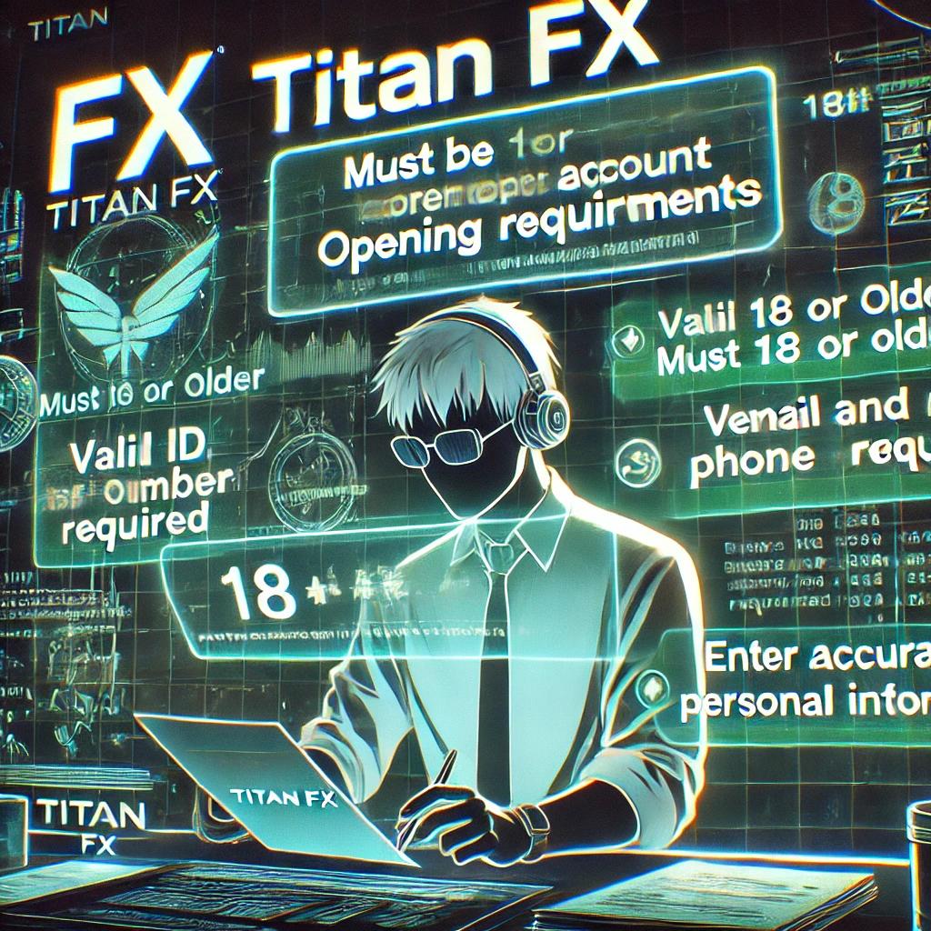 Titan FXの口座開設条件のまとめ｜8つの必要項目を解説