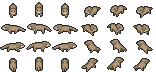 改変キャラチップ：カワウソ（色違い）