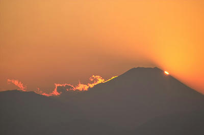 高尾山からの富士山