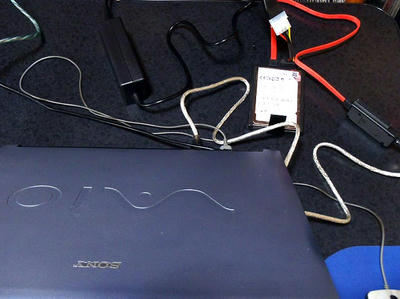 グリーンハウスGH-USHD-IDESA:VAIO FR33とSATA2.5インチHDD接続