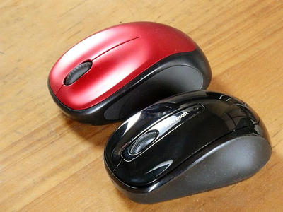 Microsoft Wireless Mobile Mouse 3500とロジクール ワイヤレスマウスM235r