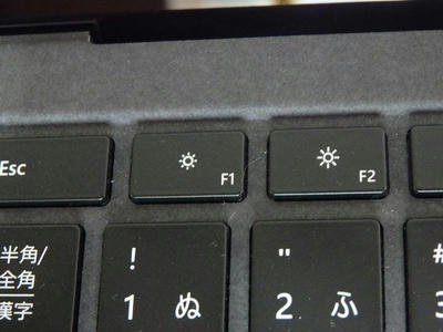 surface laptop2のファンクションキー