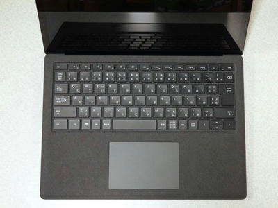 surface laptop2のキーボード