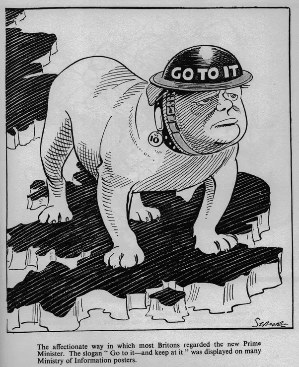Churchill as Bulldog