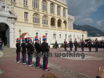 モナコ（Monaco)の大公宮殿での交代式
