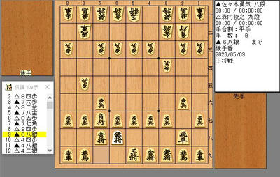 ９手目６８銀
