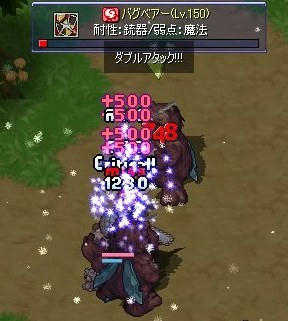 熊と戯れる