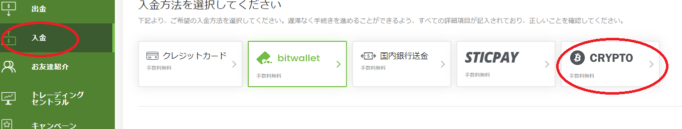 仮想通貨を利用したTitan FXの入金方法の手順とメリット