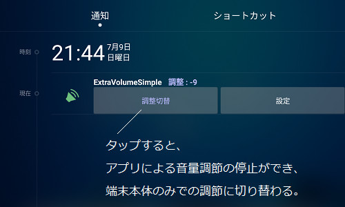 ちょうどいい音量調節アプリ