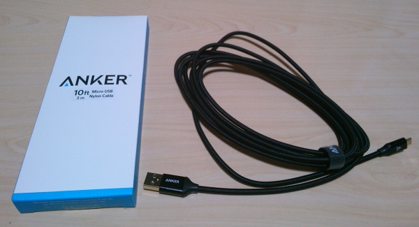 Anker 高耐久ナイロンUSBケーブル