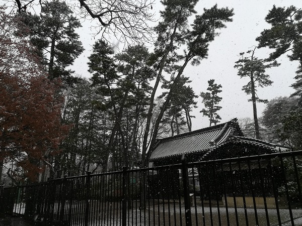 江戸東京たてもの園　雪化粧