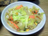 野菜炒めー