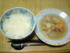晩御飯ですわ