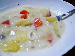 晩御飯のクリームシチュー