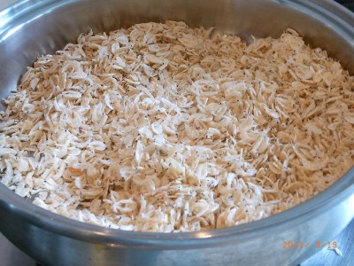 乾煎りすると保存も利きますよ