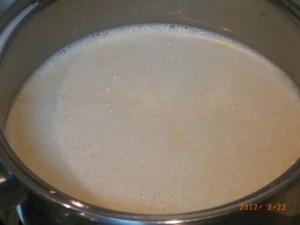 必ず漉してくださいね