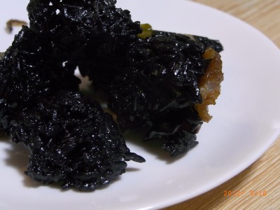 黒米を使ったおこわ