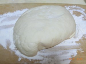 打ち粉を忘れずに