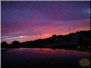 ♪朝焼けの光の中で～♫